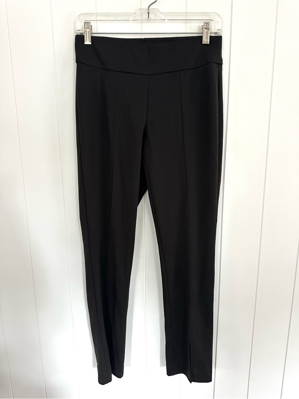 Nine West Black Skinny Ponte Pull-On Pants